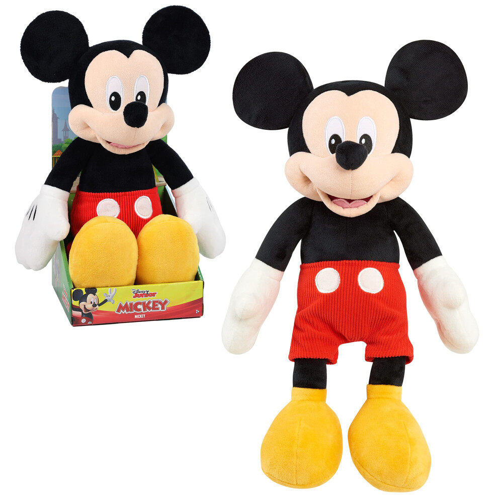 Disney Junior Mickey Mouse Large 19-inch Plush Mickey Mouse Officially Licensed Kids Toys For Ages 2 Up By Just Play