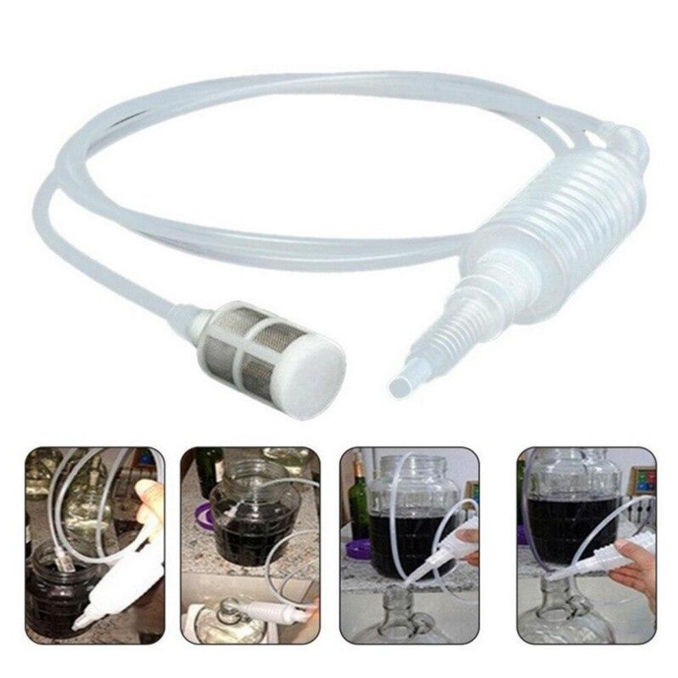 2m Home Brewing Siphon Hose Wine Beer Making Tool Brewing Food Grade Materials Plastic Beer Chiller