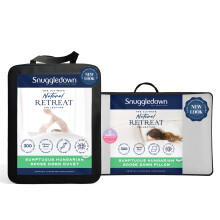 (10.5 + 2 Pillows, Super King) Snuggledown Hungarian Goose Down Duvet