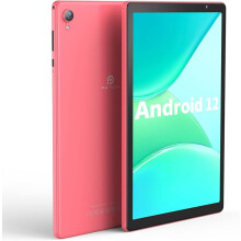 10-Inch Android 12 Tablet, 2GB RAM, 32GB ROM, 6000mAh, Expandable to 512GB, Quad-Core, HD IPS Display, Dual Cameras, Wi-Fi & Bluetooth - Pink