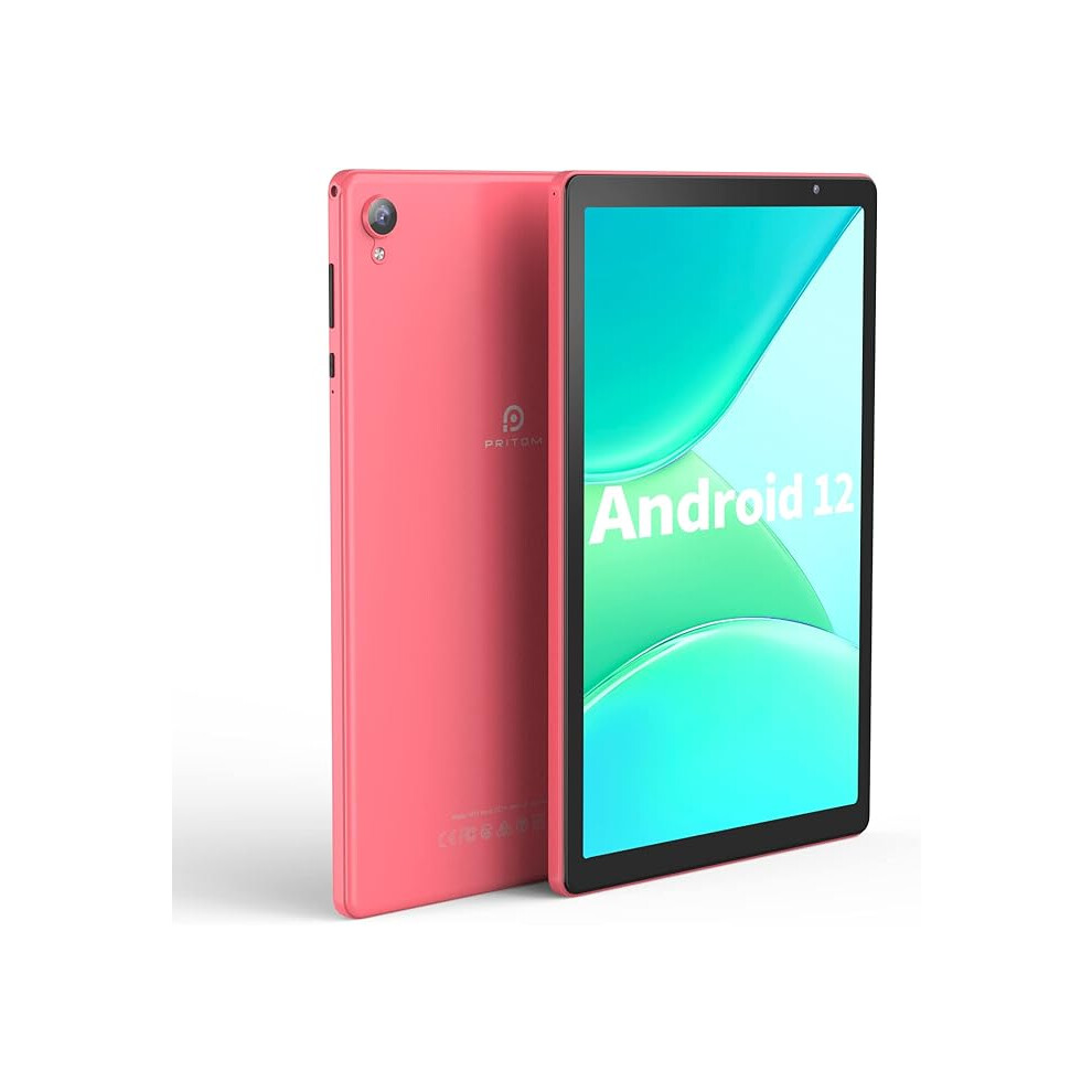 10-Inch Android 12 Tablet, 2Gb Ram, 32Gb Rom, 6000Mah, Expandable To 512Gb, Quad-Core, Hd Ips Display, Dual Cameras, Wi-Fi & Bluetooth - Pink 123456788817