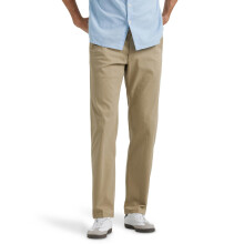 Lee Men's Extreme Motion Flat Front Regular Straight Pant Original Khaki 31W x 30L