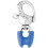Wichard 3 3/4 Snap Shackle w/Thimble Eye 1
