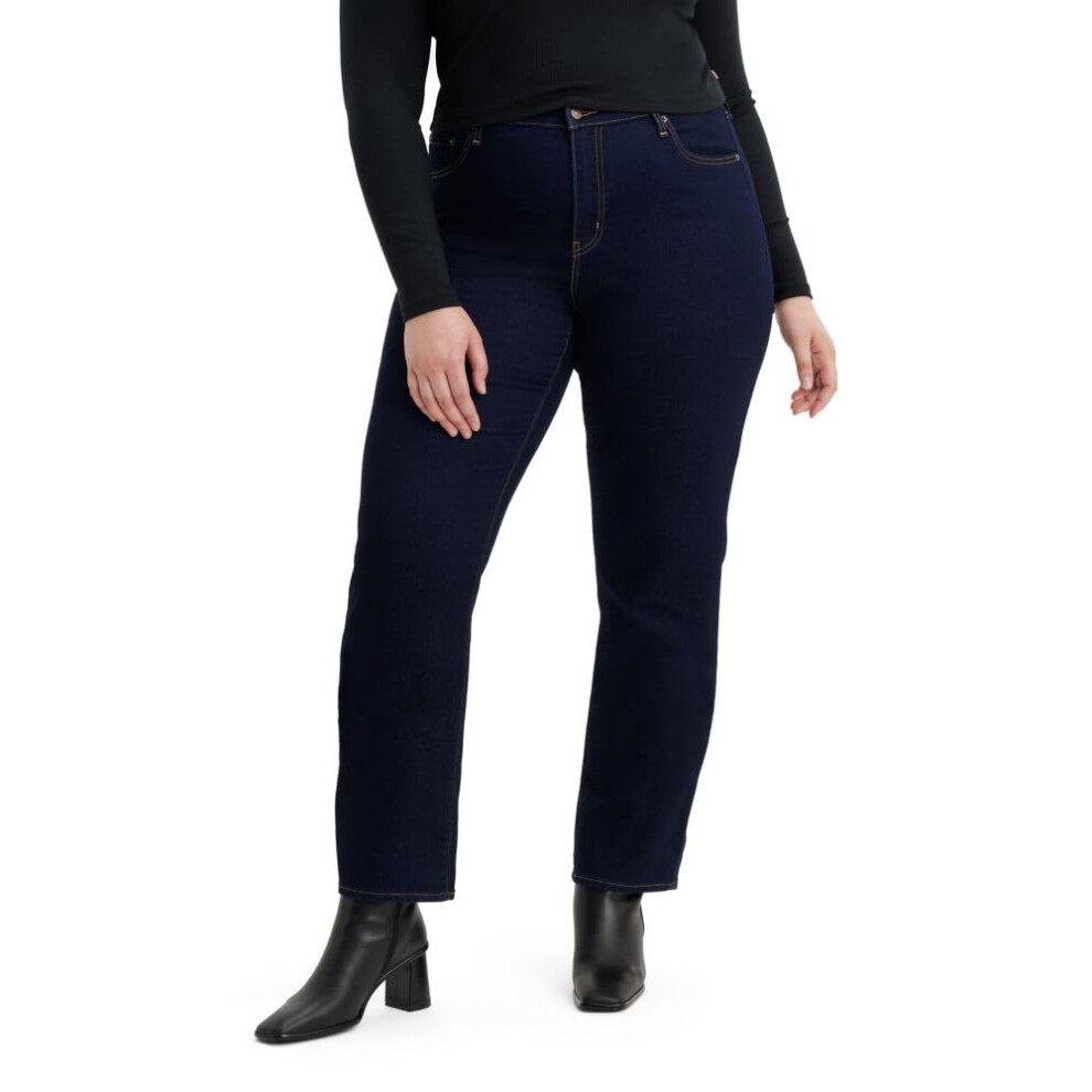 Levi's Women's 724 Plus-Size High Rise Straight Cast Shadows 20 W M