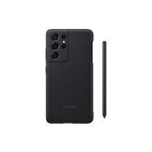 Samsung Galaxy S21 Ultra Silicone Case with S-Pen Bundle - Black US Version