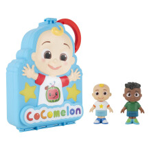 COCOMELON CARVER Wzdluz figury - zawiera 2 figurki JJ i Cody - Play on the Go - The Perfect Travel Gift - Toys for Kids Toddlery i przedszkolaki
