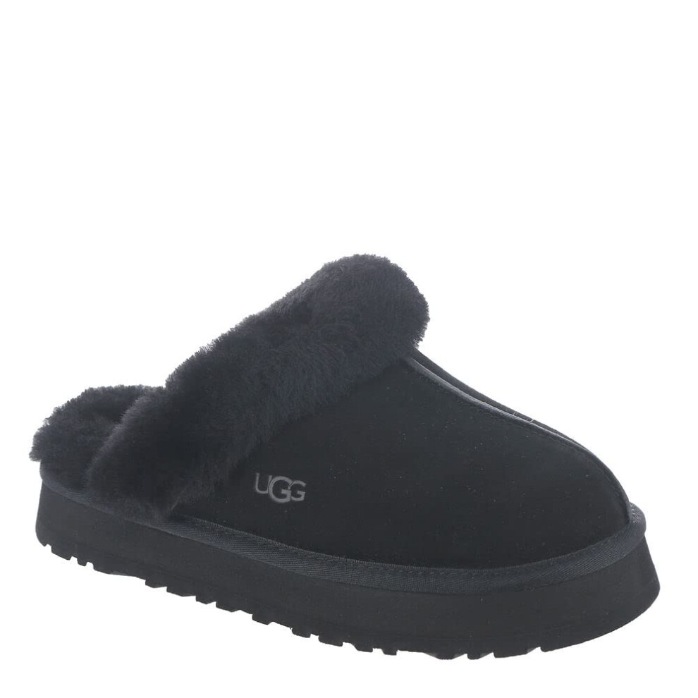 UGG Women's Disquette Slipper  Black  12