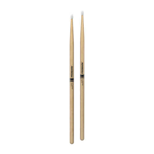 ProMark Rebound 7A Hickory Drumsticks  Oval Nylon Tip  One Pair 1