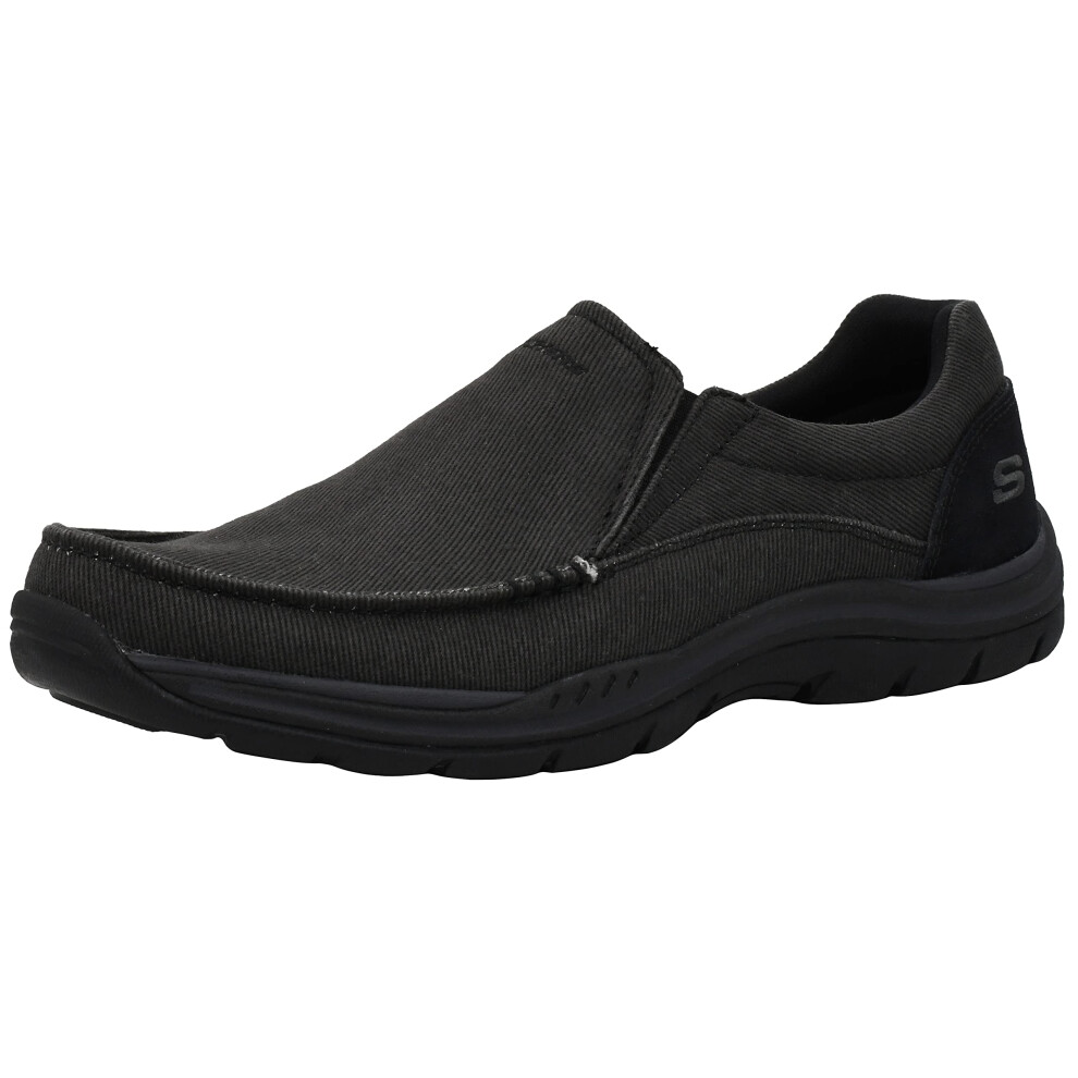 Skechers Men's Expected Avillo Slip-On Loafer Black/Black 8.5 M US