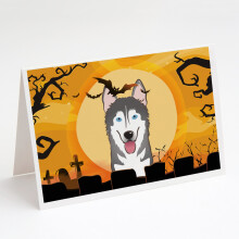 Halloweenske blaho   elania a ob   lky s alja   sk   m malamutom, balenie 8 kusov