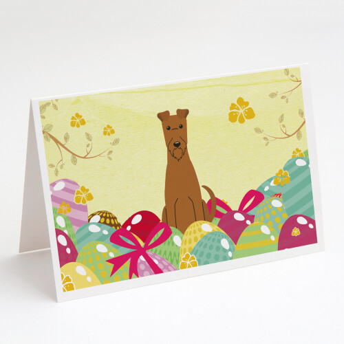 Osterkarten Irish Terrier mit Umschlägen, 8er Set