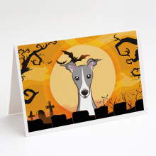 Balenie 8 halloweenskych pohladn   c a ob   lok s talianskym chrtom