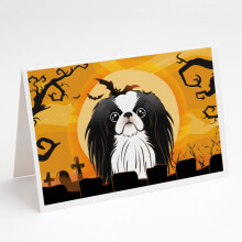 Balenie 8 japonsk   ch pohladn   c a ob   lok s n   pisom Halloween s bradou