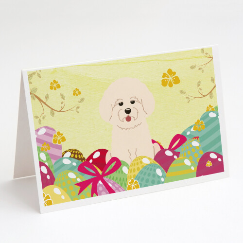 Osterkarten Bichon Frise mit Umschlägen 8er Pack