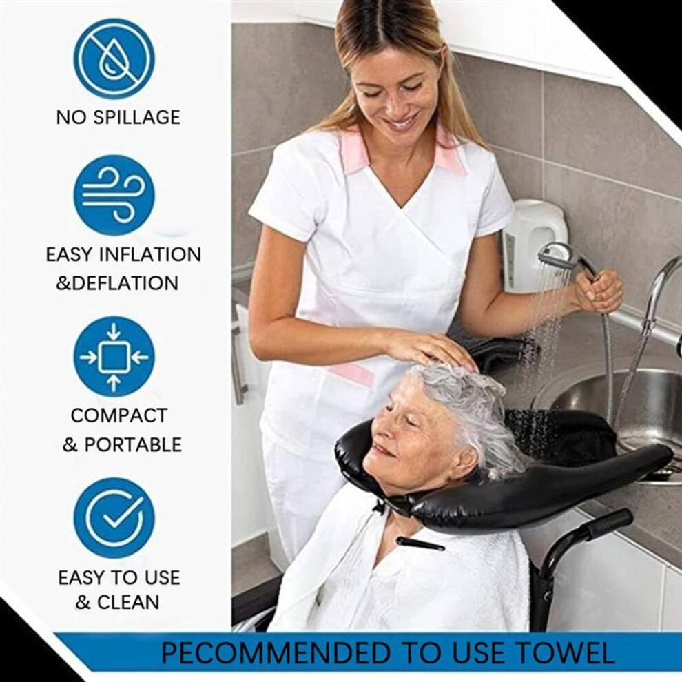 Mobile Inflatable Salon Hair Wash Sink Basin Shampoo Tray Washing Bowl-portable