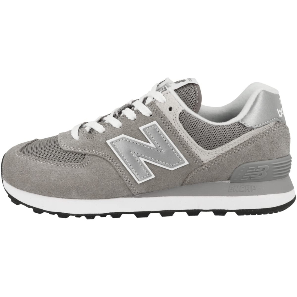 New Balance Women's 574 Core Sneaker Grey/White 11 Wide