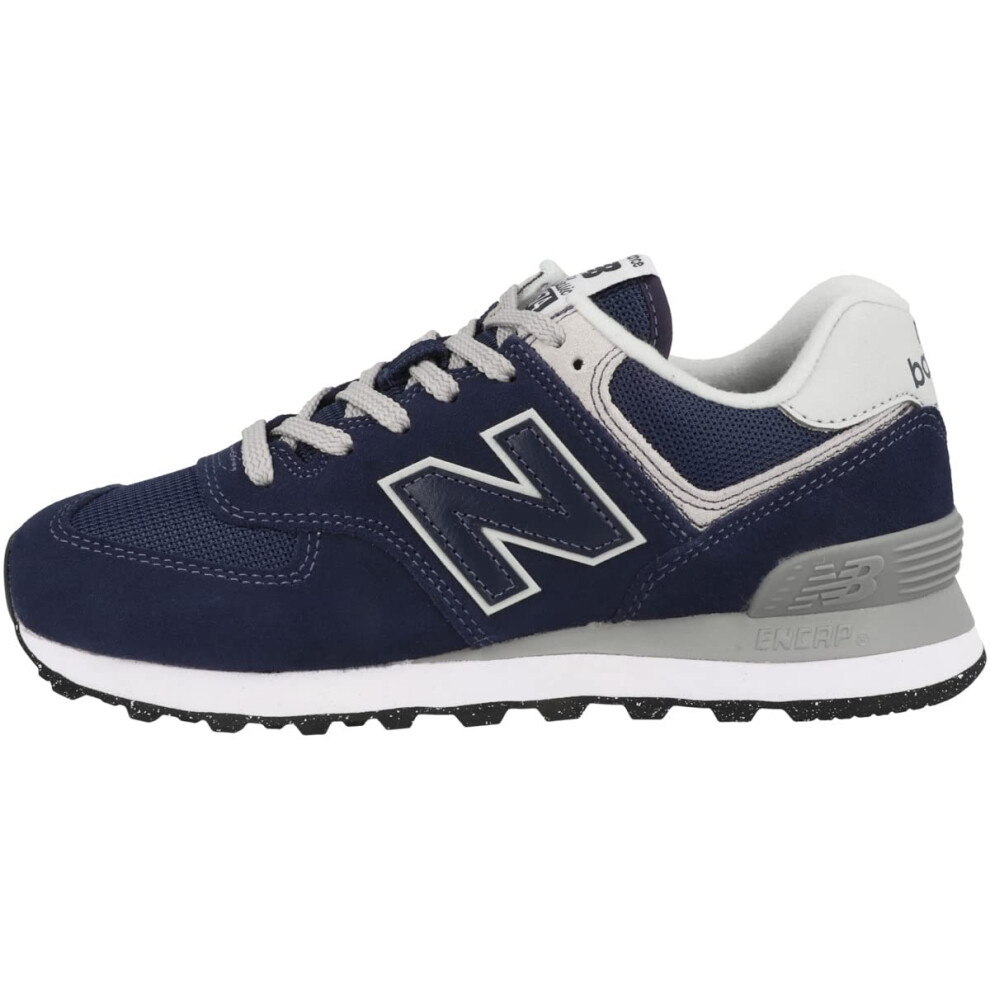 New Balance Womens 574 V3 Sneaker Navy/White 11.5 US