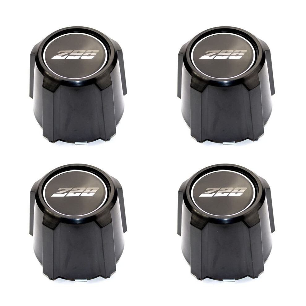 Bb Auto Wheel Center Caps Set Of 4 Replacements For 1982-1992 Chevrolet Camaro Z28 15 Inch 5 Star Aluminum Wheels Black 680175824696