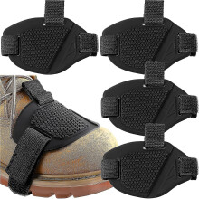 (4pcs) Motorcycle Shoe Protector, Motorcycle Shifter Pad Boot Cover, Rubber Motorcycle Shifter Shoe Protector Shift Pad