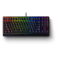 Razer BlackWidow V3 TKL Mechanical Gaming Keyboard: Yellow Mechanical Switches Linear & Silent - Chroma RGB - Compact Form Factor - Programmable Macro