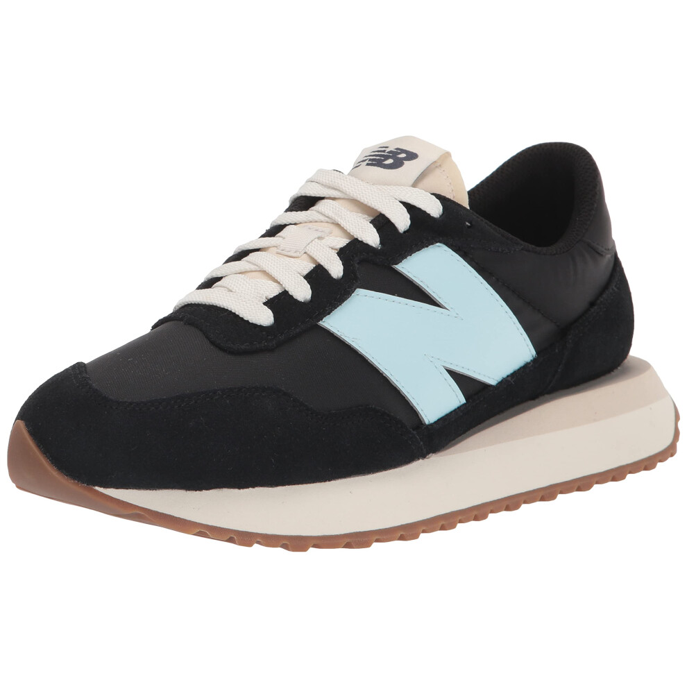 New Balance Women's 237 V1 Classic Sneaker Black/Bleach Blue 12