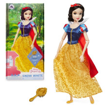 Offizielle klassische Prinzessinnenpuppe (Schneewittchen) aus dem Disney Store, 27,9 cm, inklusive B rste mit geformten Details, voll bewegliches