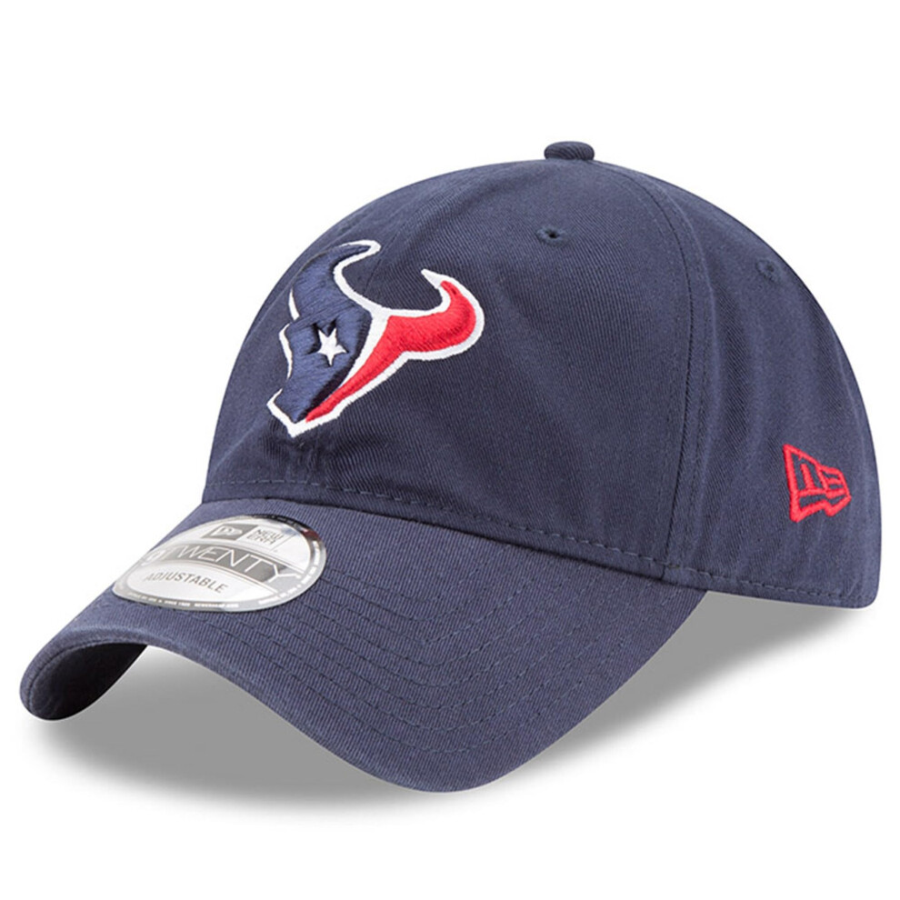 New Era NFL Core Classic 9TWENTY Adjustable Hat Cap One Size Fits All Houston Texans