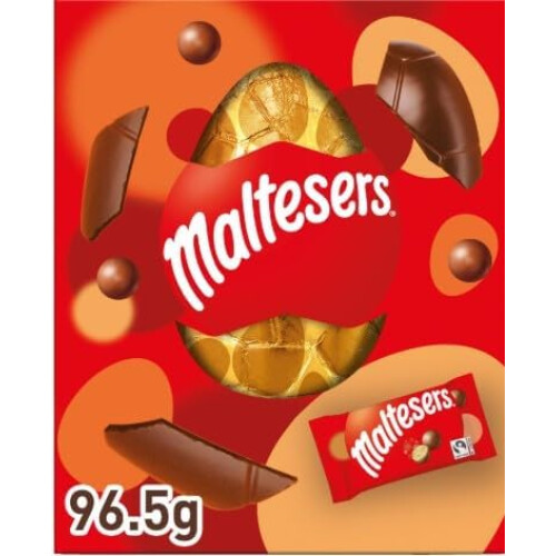 Maltesers (Pack Of 2) Maltesers Milk Chocolate Easter Egg 96.5g 2