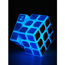 AMAZA 3x3 fluoresoiva nopeuskuutio 3x3x3 hohtava pimess valonopeuksinen kuutio 3 x 3 Magic Cube -palapelilelu Aivoharjoitukset IQ-palapelit Pelilel