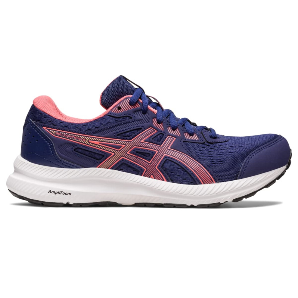 ASICS Women's Gel-Contend 8 Running Shoes 5.5 Indigo Blue/Papaya