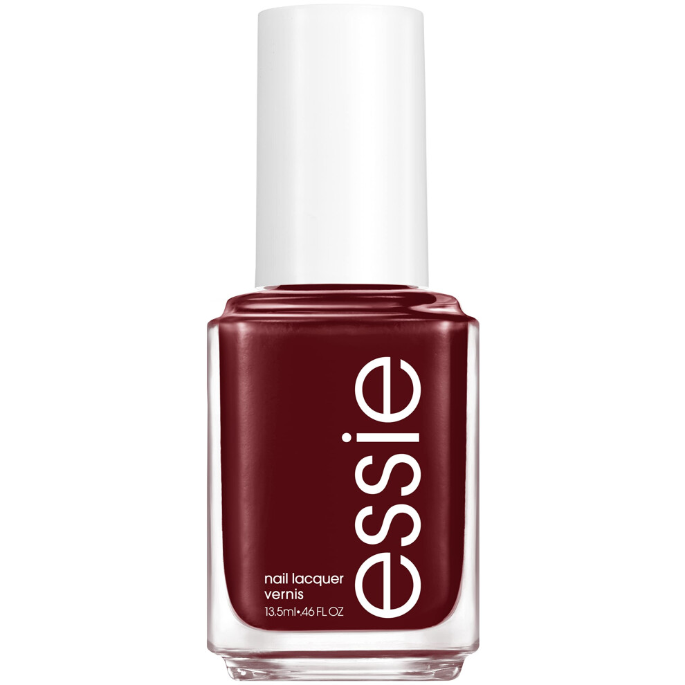 Essie Nail Polish Cream Finish Bold And Boulder Burgundy Red 8-Free Vegan 0.46 fl. Oz