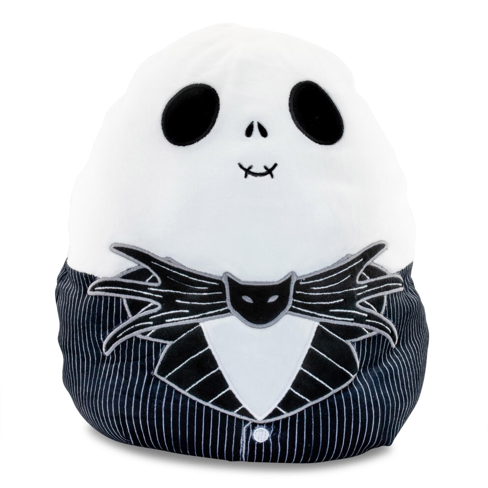 Squishmallows Official Kellytoy Disney Characters Squishy Soft Stuffed Plush Toy Animal Jack Skellington 12 Inch