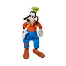Disney Store oficial jucarie moale medie pentru copii, cu un caracter plin de textura fuzzy ?i detalii brodate pantaloni patch -uri ?i din?i de p