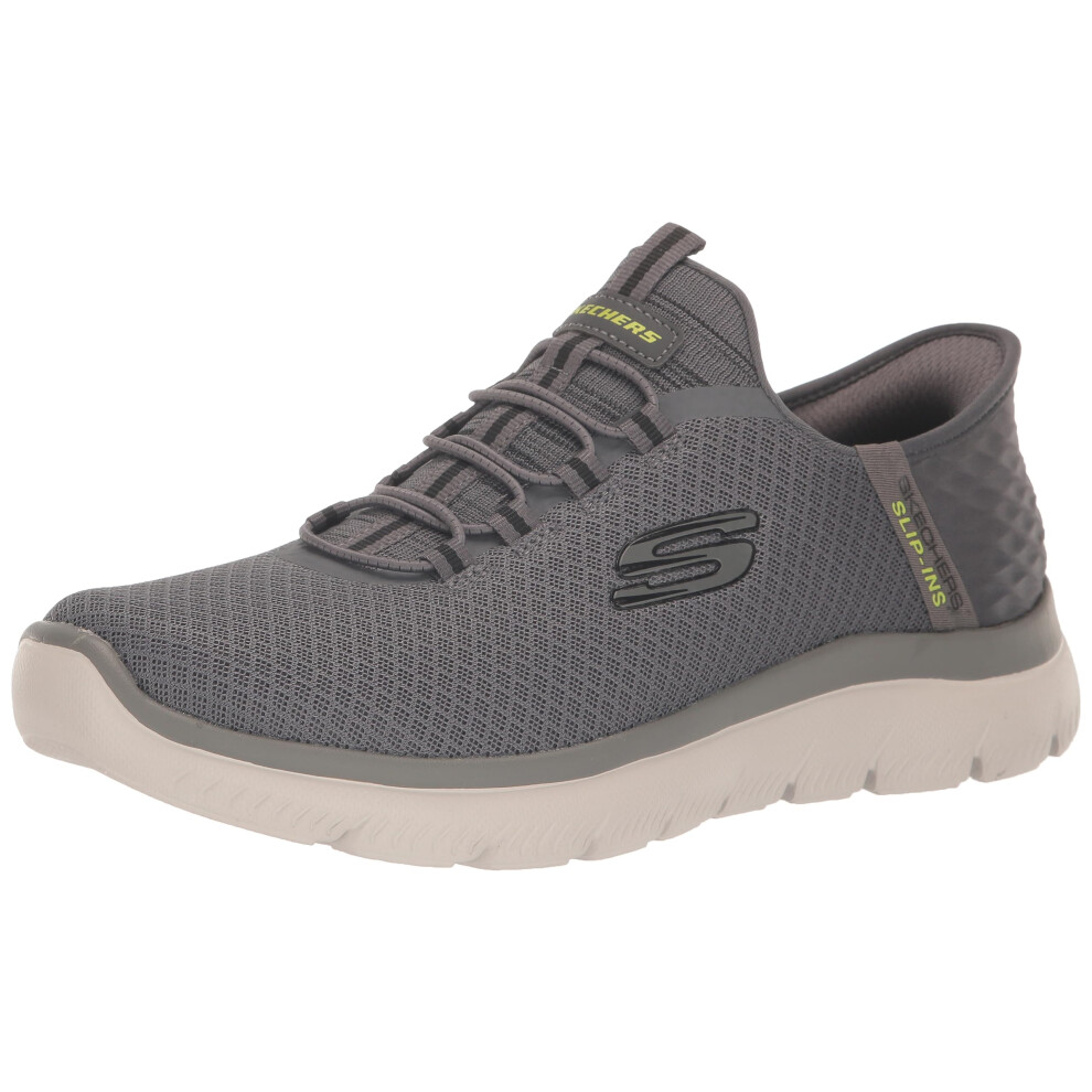 Skechers Men's Summits High Range Hands Free Slip-in Sneaker  Charcoal  15
