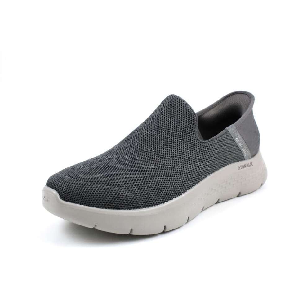 Skechers Men's Go Flex Hands Free Slip-ins Athletic Slip-on Casual Walking Shoes Sneaker Dark Grey 12.5