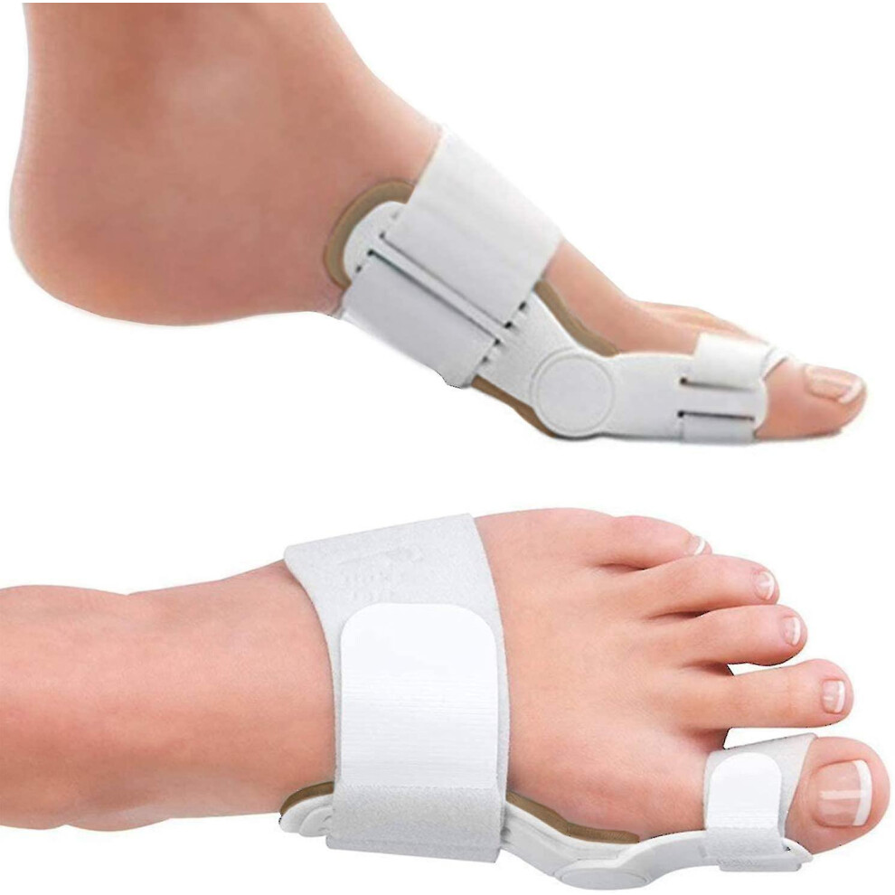 White (White) 2Pcs Orthopedic Bunion Corrector, Bunion Splint, Hallux Toe Valgu Foot Pain Relief