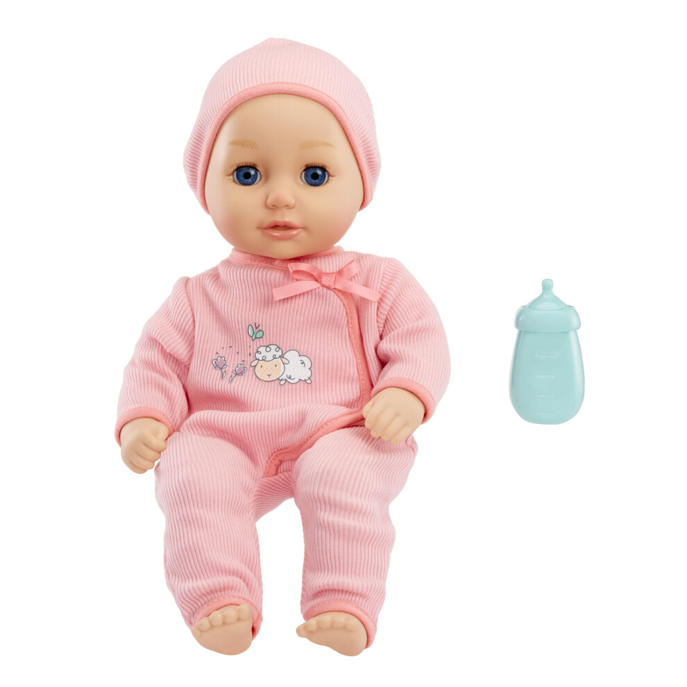 Baby Born My First Baby Doll Annabell - Blue Eyes: Realistic Soft-Bodied Baby Doll For Kids Ages 1 & Up Eyes Open & Close Baby Doll With Bottle