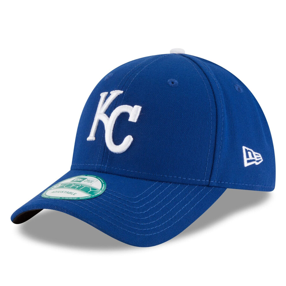 New Era MLB The League 9FORTY Adjustable Hat Cap One Size Fits All Kansas City Royals Blue