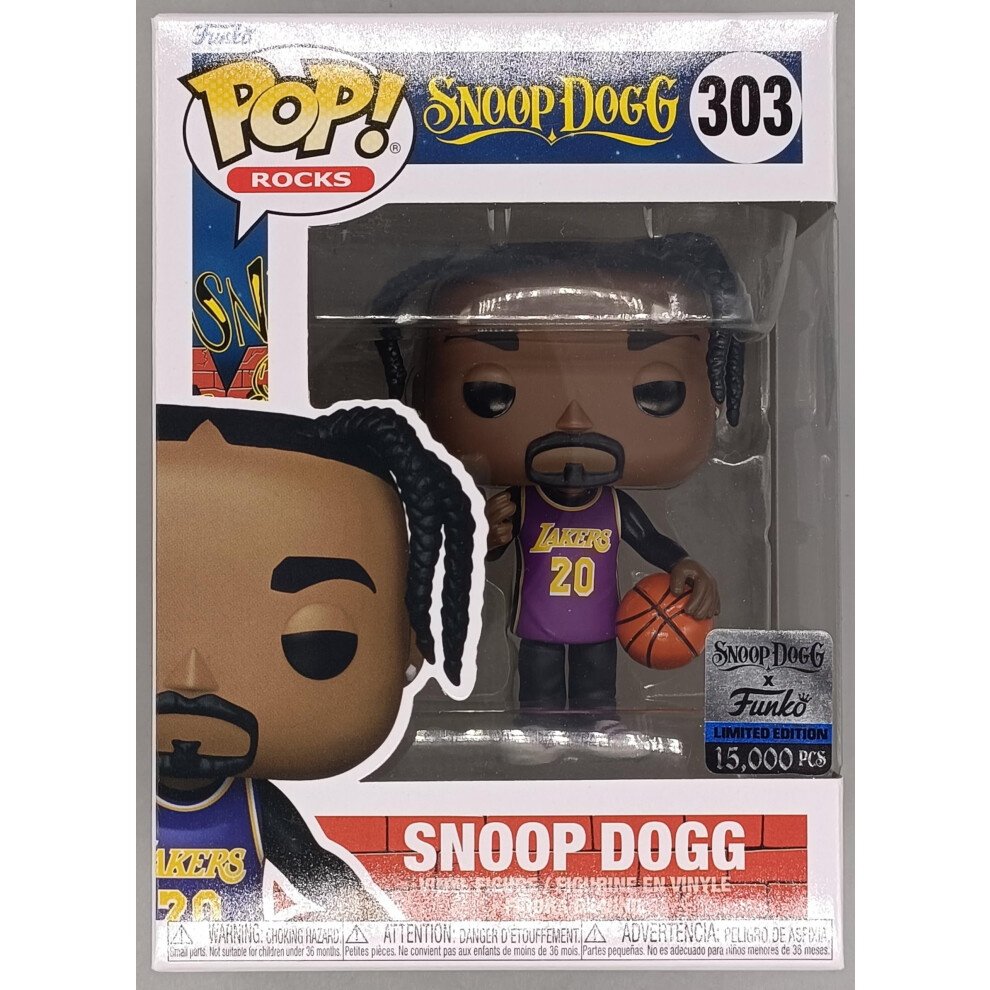 Funko Snoop Dogg Purple Lakers Jersey Exclusive Vinyl Figure