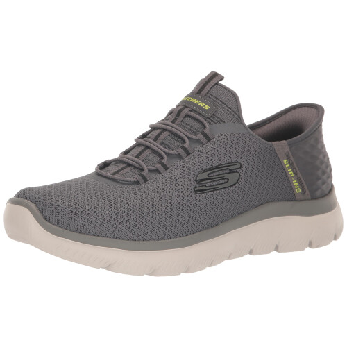 Skechers Skechers Uomo Summits High Range Sneaker Slip-on, Charcoal, 8 Wide