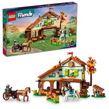 Lego Friends Autumns Horse Stable Building Toys - Horse Toys for Girls & Boys Ages 7+ - Inkluderar 2 minifigurer 2 hstar vagn & mer - presentid