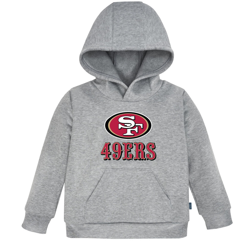 Gerber Unisex Baby NFL Fleece Hoodie Sweatshirt Team Color 4T