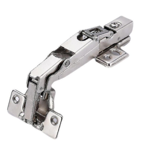 135-Degree Kitchen Cabinet Hinge Set – Nickel-Plated, Soft-Closing, 1 Pair For Face Frame Cabinets (Silver)