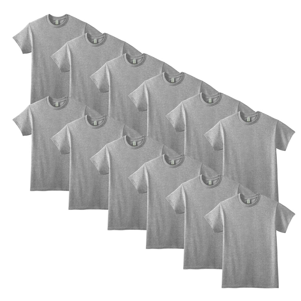 Gildan DryBlend T-Shirt Style G8000 Multipack Sport Grey 12-Pack