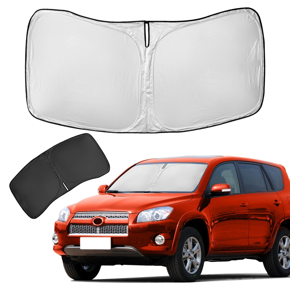 For Toyota Rav4 Sun Shade Sunshade Windshield Cover - 4 Layers Front Window Shade For Rav4 2013-2018 Custom Fit Sun Visor - 240T Retractable Shade Blo 618202364228