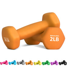 Balelinko Home Gym Equipment Workouts Strength Training Weight Loss Pilates Weights Yoga Sets Free Weights for Women  Men  Seniors and Youth  2LB Oran