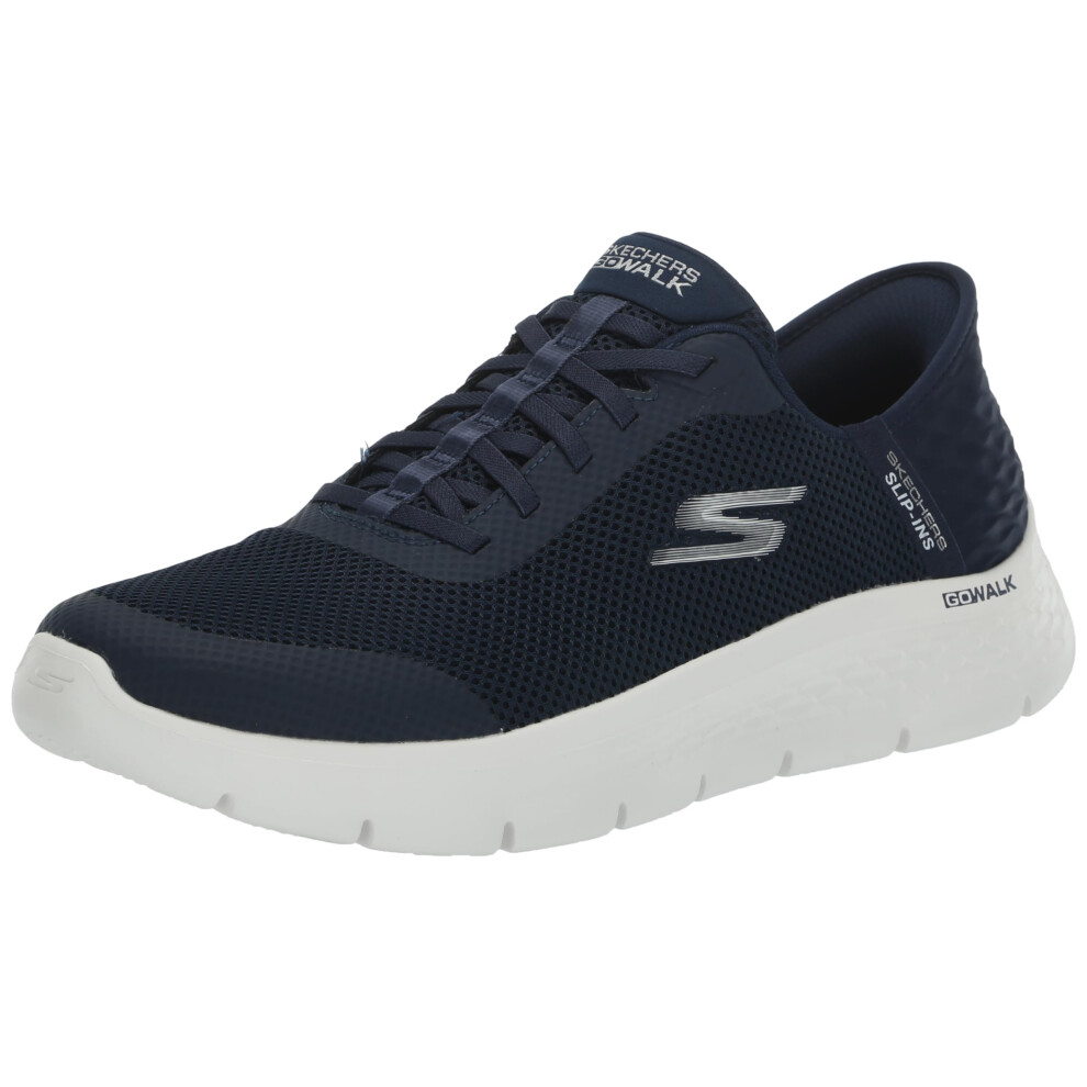 Skechers Women's Go Walk Flex Hands Free Slip-Ins-Grand Entry Sneaker Navy/White 13