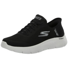 Baskets Skechers Go Walk Flex Hands Free Slip-Ins pour femme - Grande entr e - Noir/Blanc - Pointure 40