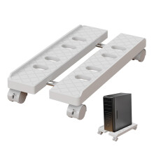 Computer Tower Stand, Mobiele CPU Stand, CPU Houder met Rollen, Stalen Desktop Stand