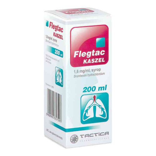 Flegtac Cough expectorant syrup, 200 ml
